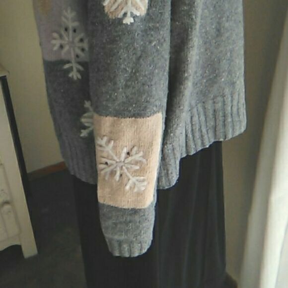 Vintage Holiday Lodge Embroidered Cardigan Sweater Twee - Picture 5 of 14